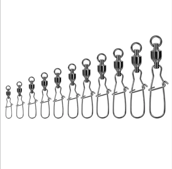 50pcs 0# 2# 4# 6# 8# Ball Bearing Swivel with Coastlock Snap fishing swivels sae fishing hook No Rust Jig hook jigging fishing
50pcs 0# 2# 4# 6# 8# Ball Bearing Swivel with Coastlock Snap fishing swivels sae fishing hook No Rust Jig hook jigging fishing