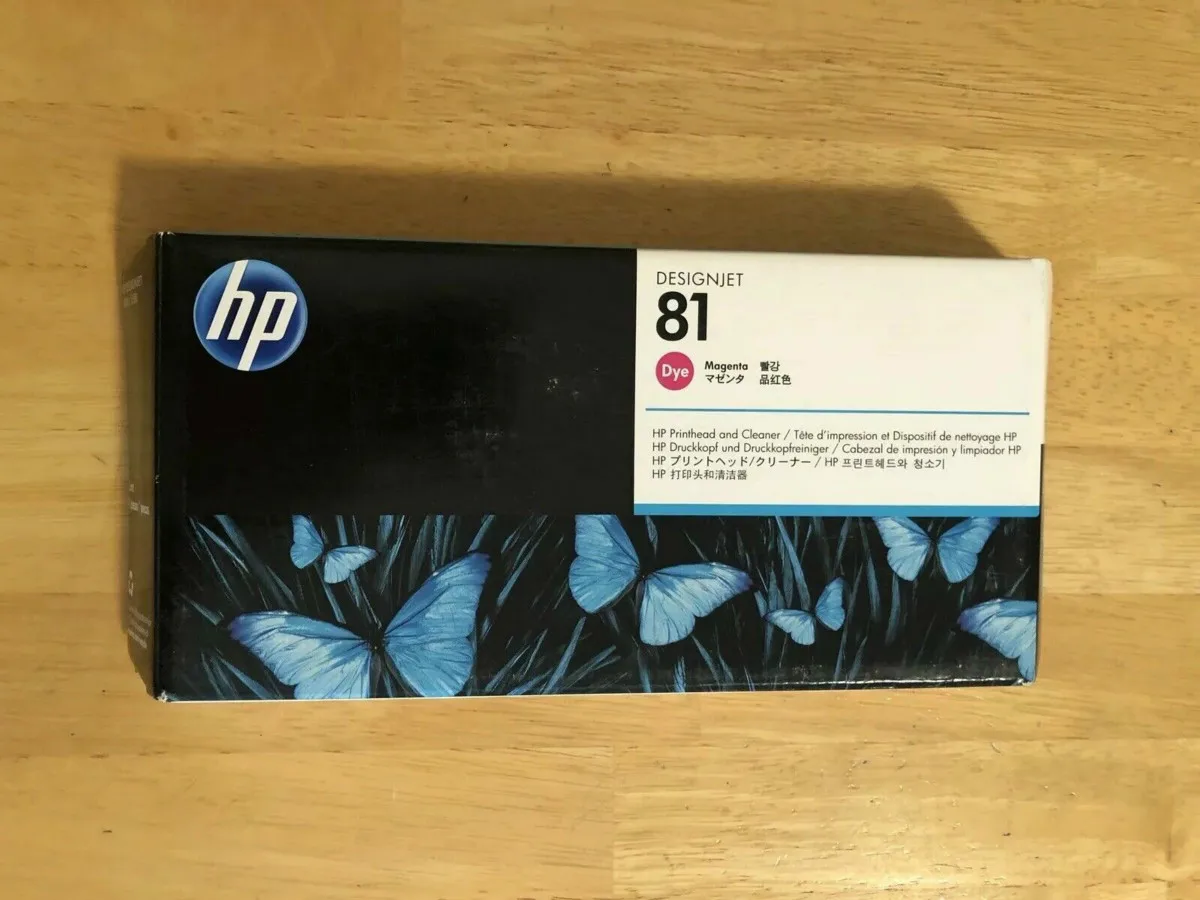 Original and Expired C4952A Dye Printhead for HP 81 Designjet 5000 Series, Magenta
Original and Expired C4952A Dye Printhead for HP 81 Designjet 5000 Series, Magenta