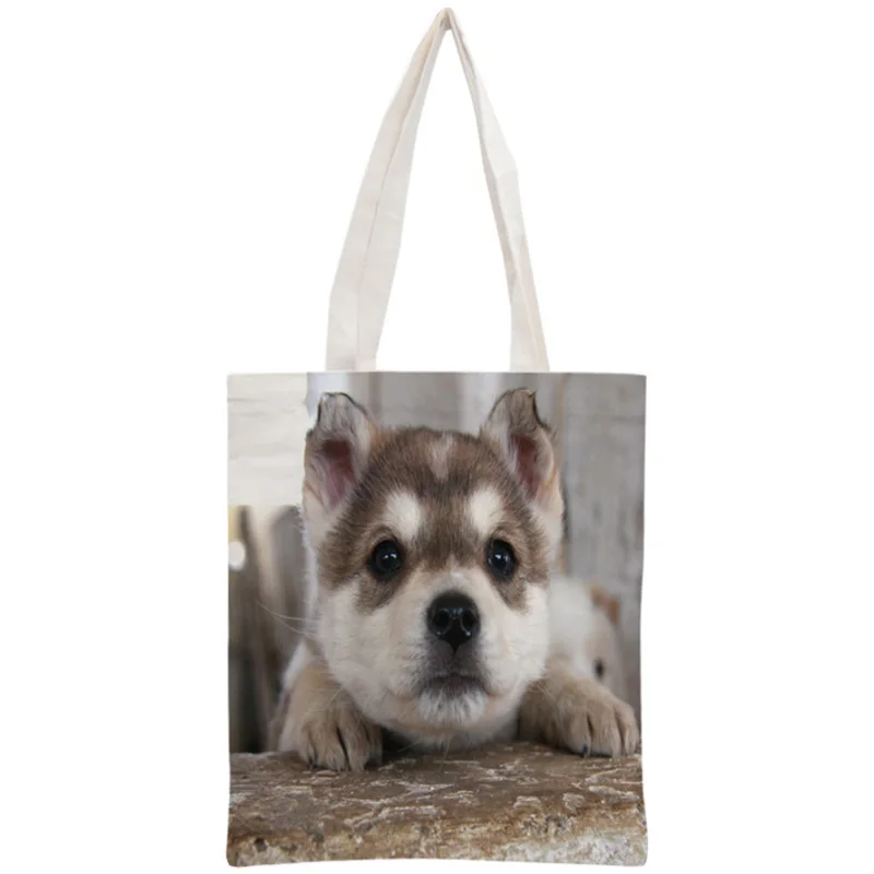 Custom Cute Dog Tote Bag Reusable Handbag Women Shoulder Pouch Foldable Canvas Shopping Bags Women Canvas Shoulder Bag
Custom Cute Dog Tote Bag Reusable Handbag Women Shoulder Pouch Foldable Canvas Shopping Bags Women Canvas Shoulder Bag
