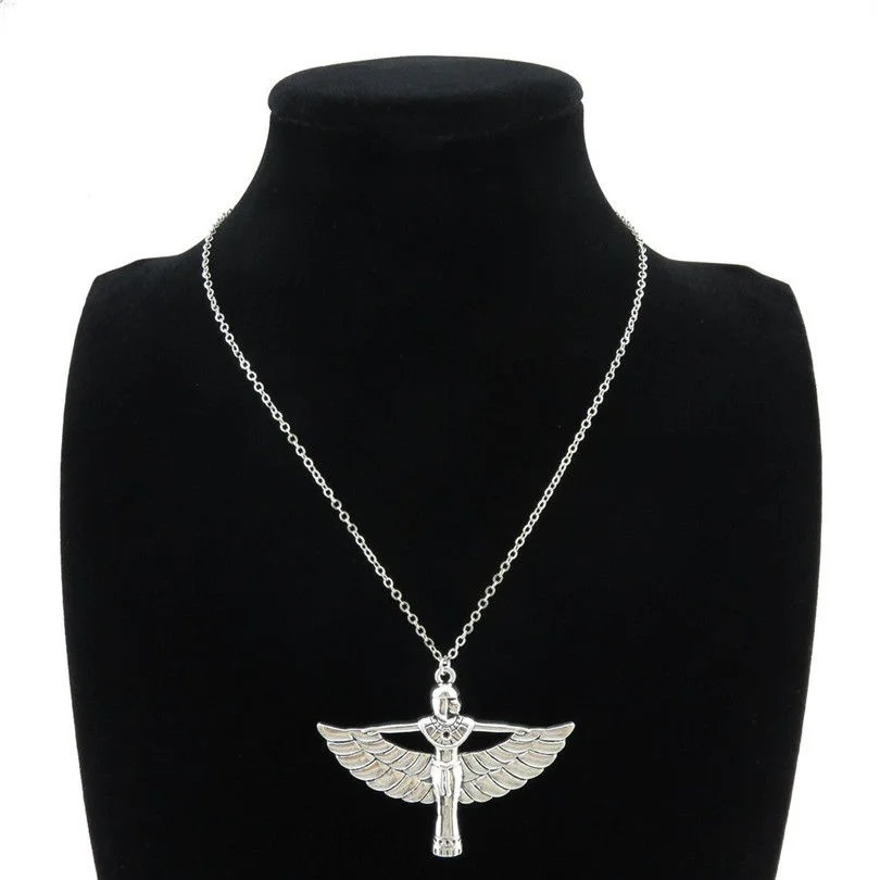 Vintage New Egyptian Goddess Isis Ancient Egypt God Winged 18" Collar Short Pendant Necklace Jewelry Gifts For Men Or Women
Vintage New Egyptian Goddess Isis Ancient Egypt God Winged 18" Collar Short Pendant Necklace Jewelry Gifts For Men Or Women