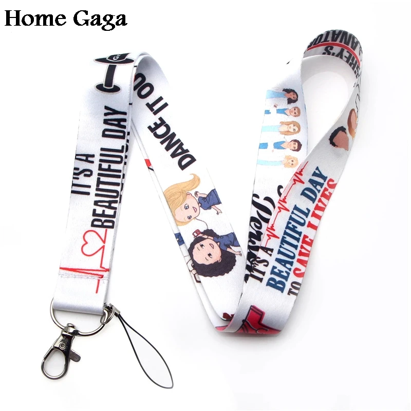 Homegaga Grey's Anatomy keychain id lanyard webbing ribbon neck strap fabric para badge phone holder necklace accessories D1568
Homegaga Grey's Anatomy keychain id lanyard webbing ribbon neck strap fabric para badge phone holder necklace accessories D1568