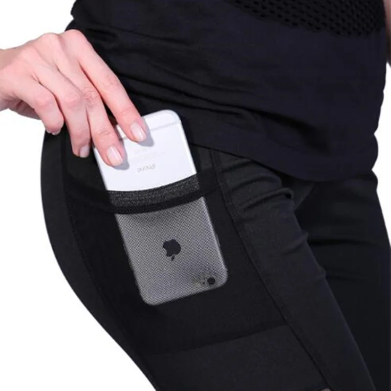 2018 High waist Elastic women Mesh Legging pants Black sexy Fitness sporting Capri Pants with pocket Cropped trousers legging
2018 High waist Elastic women Mesh Legging pants Black sexy Fitness sporting Capri Pants with pocket Cropped trousers legging