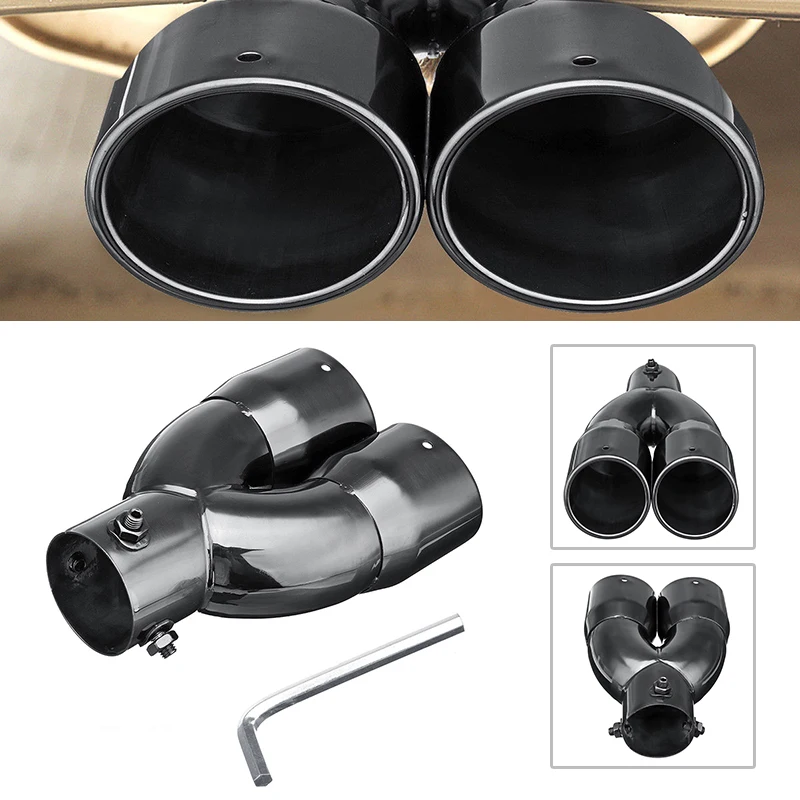 Car Muffler Universal Exhaust Tip Pipe Stainless Steel Dual Outlet Exhaust Tail Pipe Trim Muffler Pipe Tail Car Decoration
Car Muffler Universal Exhaust Tip Pipe Stainless Steel Dual Outlet Exhaust Tail Pipe Trim Muffler Pipe Tail Car Decoration