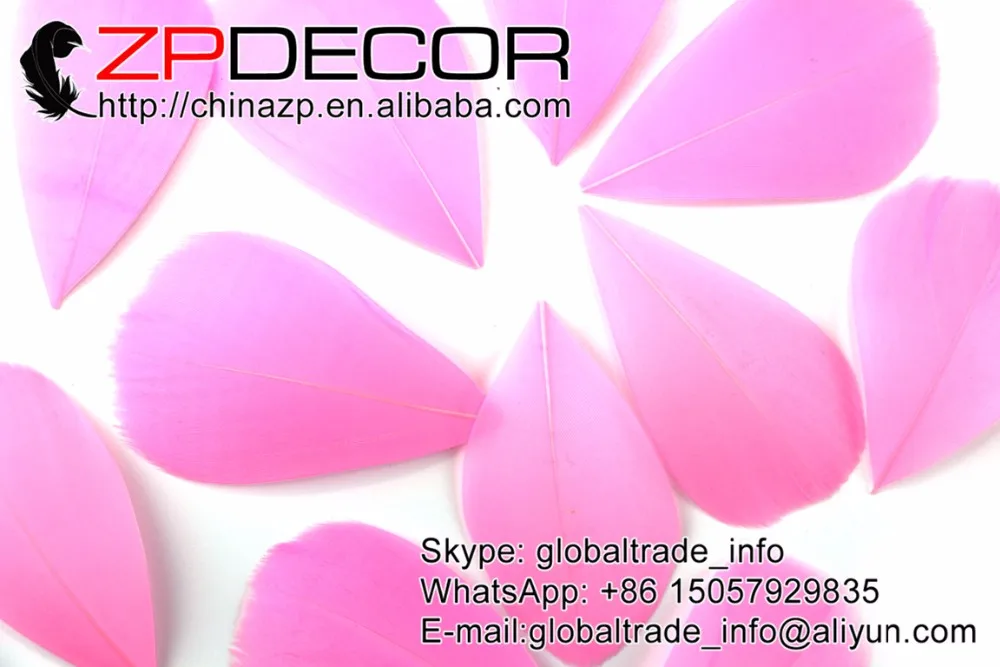 ZPDECOR 3~7cm 200Pieces/lot Good Quality Fantastic Decoration Trimmed Goose Feathers Pink for Costume or Carnival Decoration 
ZPDECOR 3~7cm 200Pieces/lot Good Quality Fantastic Decoration Trimmed Goose Feathers Pink for Costume or Carnival Decoration