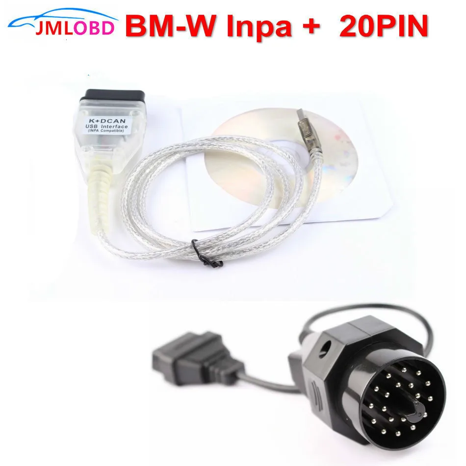 2020 Diagnostic Cable For BM-W INPA K CAN Inpa K DCAN USB OBD2 Interface INPA Ediabas + 20pin Connector 20 pin Cable
2020 Diagnostic Cable For BM-W INPA K CAN Inpa K DCAN USB OBD2 Interface INPA Ediabas + 20pin Connector 20 pin Cable