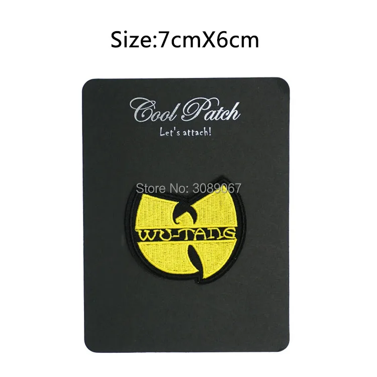 WU TANG CLAN в стиле хип хоп с изображениями музыкальной вышитые Новое железо и