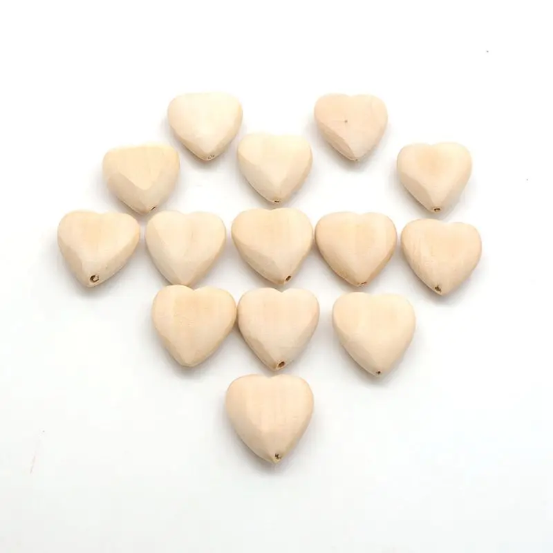 Chenkai 500PCS Unfinished Natural Wood Heart-shaped Wooden Spacer Beads For DIY Baby Teether Nacklace or bracelet Accessories
Chenkai 500PCS Unfinished Natural Wood Heart-shaped Wooden Spacer Beads For DIY Baby Teether Nacklace or bracelet Accessories