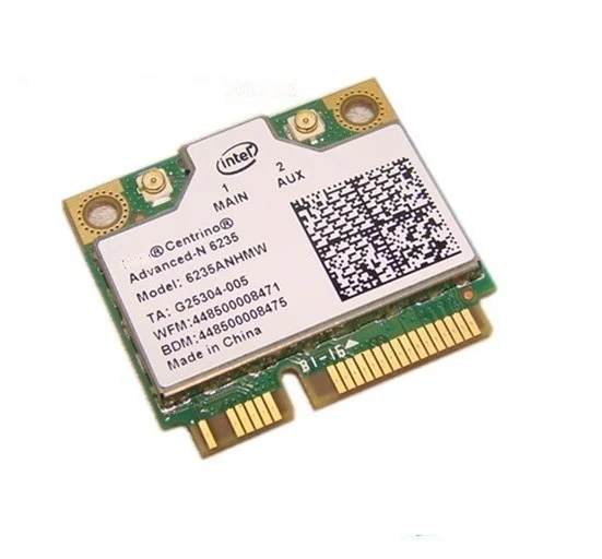 New for Intel Centrino Advanced-N 6235 6235ANHMW WIFI for Bluetooth 4.0 Half MINI PCI-E Card 802.11 a/b/g/n Dual-band 2.4G/5GHZ
New for Intel Centrino Advanced-N 6235 6235ANHMW WIFI for Bluetooth 4.0 Half MINI PCI-E Card 802.11 a/b/g/n Dual-band 2.4G/5GHZ