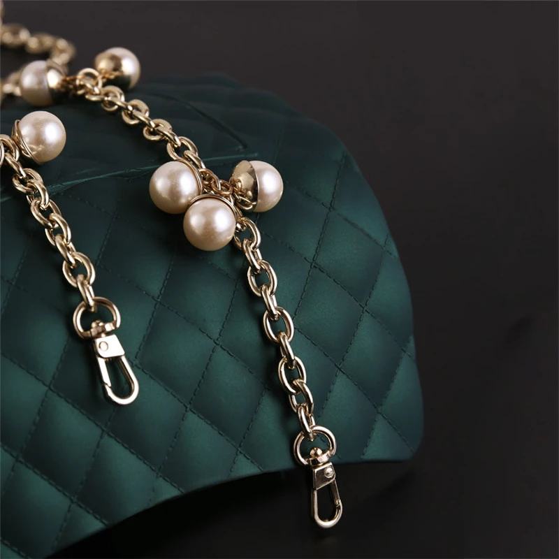 Pearl Chain Women Bags Parts Long Purse Chains Shoulder Straps Handbag Straps Luxury Bags Accessories Replacement DIY Straps
Pearl Chain Women Bags Parts Long Purse Chains Shoulder Straps Handbag Straps Luxury Bags Accessories Replacement DIY Straps
