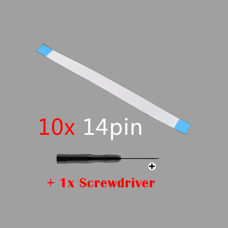 10x 14pin Breathing lamp Mainboard Charging Mainboard Ribbon Flex Cable +1 xScrewdriver For ps4 Dualshock 4 Controller
10x 14pin Breathing lamp Mainboard Charging Mainboard Ribbon Flex Cable +1 xScrewdriver For ps4 Dualshock 4 Controller
