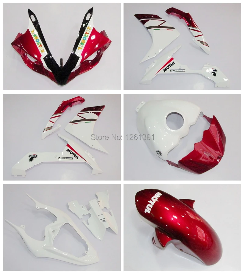 Injection moldFree custom red white fairing kit for 07 08 YZFR1 YZF-R1 YZF1000 R1 07 08 YZFR1 2007 2008 fairings
Injection moldFree custom red white fairing kit for 07 08 YZFR1 YZF-R1 YZF1000 R1 07 08 YZFR1 2007 2008 fairings