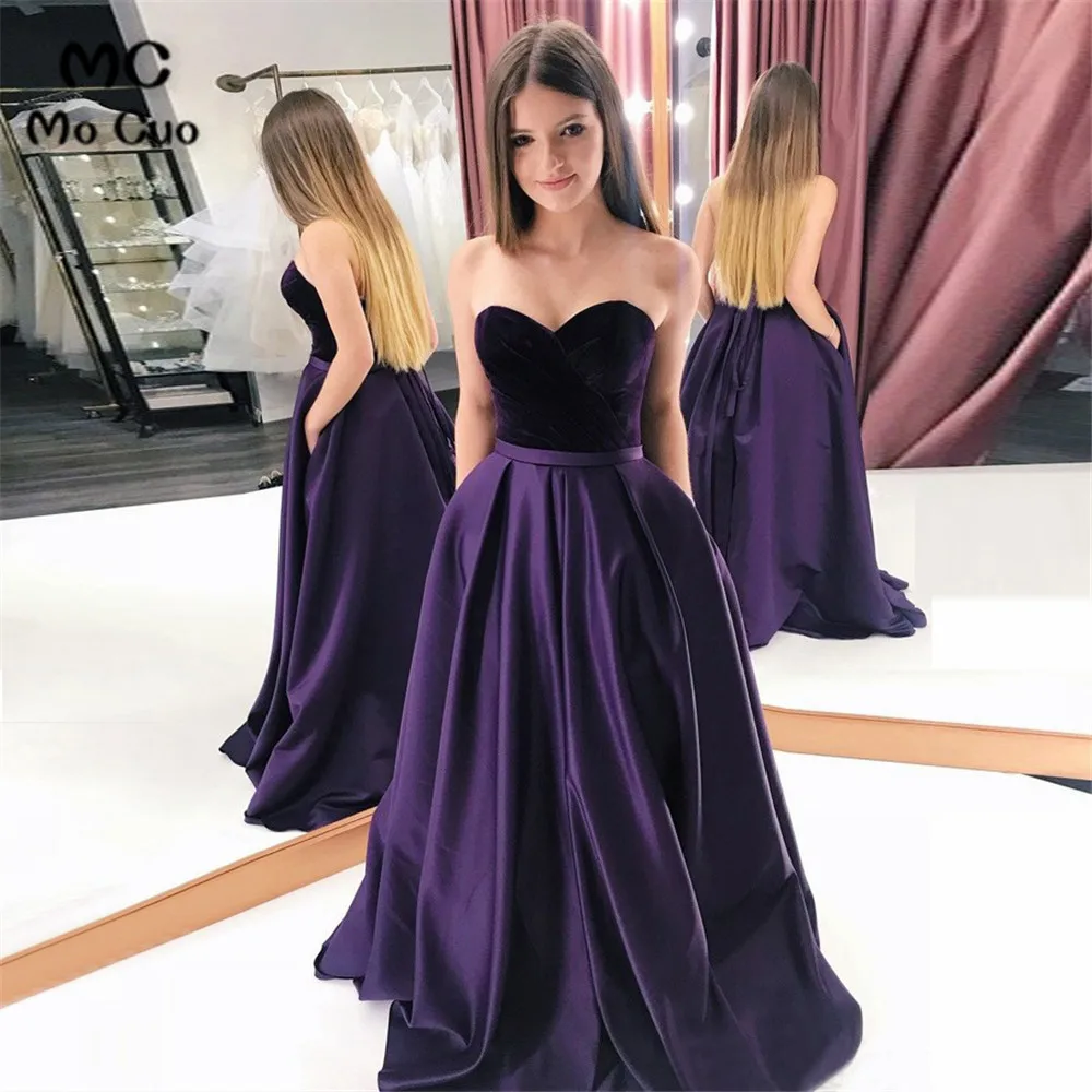 2019 Modest Ready Evening Dresses Long with Pockets Sweetheart Lace Up Back Formal Evening Party Dress for Women Custom Made
2019 Modest Ready Evening Dresses Long with Pockets Sweetheart Lace Up Back Formal Evening Party Dress for Women Custom Made