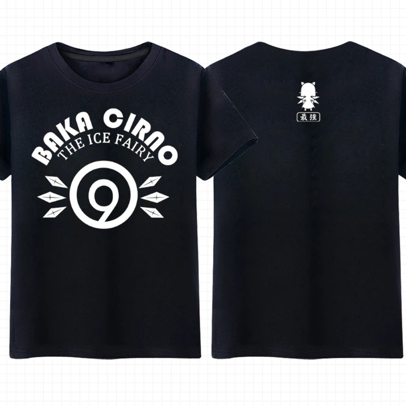 Восточный Проект ледяной Гоблин кируно цирно Baka_short sleeved футболка Летняя