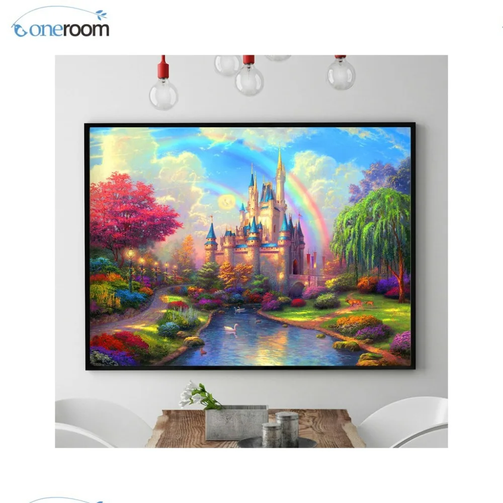 Nth 70x55CM Needlework,DIY DMC Cross stitch,Sets For Embroidery kits,Precise Printed Rainbow Castle Patterns
Nth 70x55CM Needlework,DIY DMC Cross stitch,Sets For Embroidery kits,Precise Printed Rainbow Castle Patterns