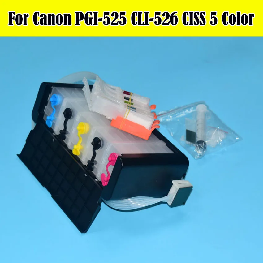 Empty Continuous Ink Supply System For Canon PGI525 CLI526 Use For Canon PIXMA MX885/IX6550 Printer With Auto Reset Chip
Empty Continuous Ink Supply System For Canon PGI525 CLI526 Use For Canon PIXMA MX885/IX6550 Printer With Auto Reset Chip