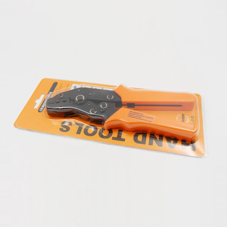 Insulated And Non-insulated Ferrules And Insulated Terminals Crimping Pliers SN-02WF2C
Insulated And Non-insulated Ferrules And Insulated Terminals Crimping Pliers SN-02WF2C