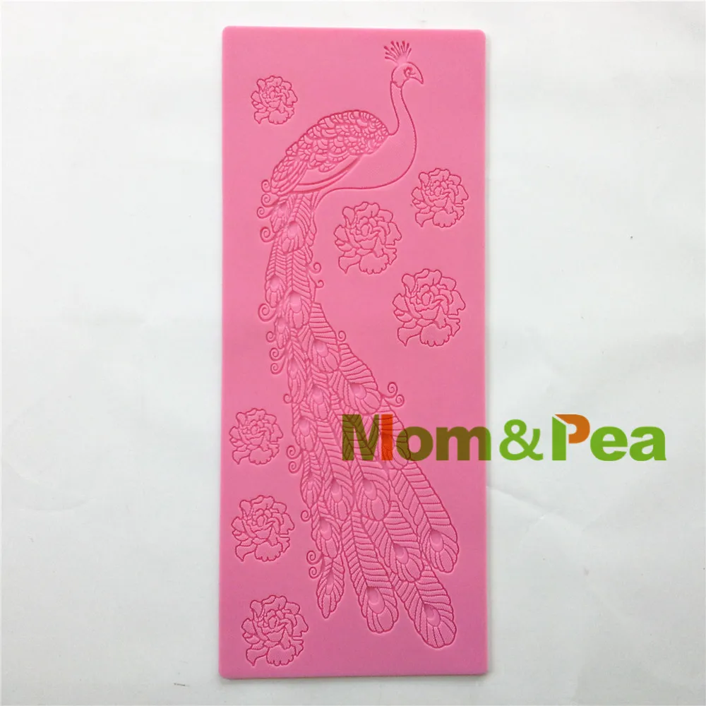 Mom&Pea GX150 Free Shipping Peacock Silicone Lace Mold Cake Decoration Fondant Cake 3D Mold Food Grade Silicone Mould
Mom&Pea GX150 Free Shipping Peacock Silicone Lace Mold Cake Decoration Fondant Cake 3D Mold Food Grade Silicone Mould