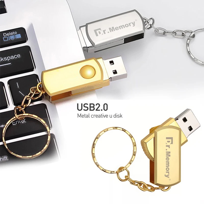 Металлические USB флеш-накопители 16 ГБ мини-Флешка 32 Гб персонализированная карта