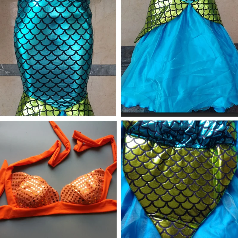 Sexy Little Mermaid Costume Adult Women Halloween Fantasia Mermaid Tail Princess Cosplay Carnival Fancy Dress Uniform
Sexy Little Mermaid Costume Adult Women Halloween Fantasia Mermaid Tail Princess Cosplay Carnival Fancy Dress Uniform