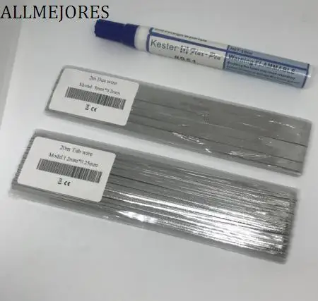 Solar cell Tab wire 20meters 0.9mmx0.23mm + bus Bar wire 2m 5mmx0.2mm Give 1pcs flux pen free.Solar panel solder strip Big sales
Solar cell Tab wire 20meters 0.9mmx0.23mm + bus Bar wire 2m 5mmx0.2mm Give 1pcs flux pen free.Solar panel solder strip Big sales