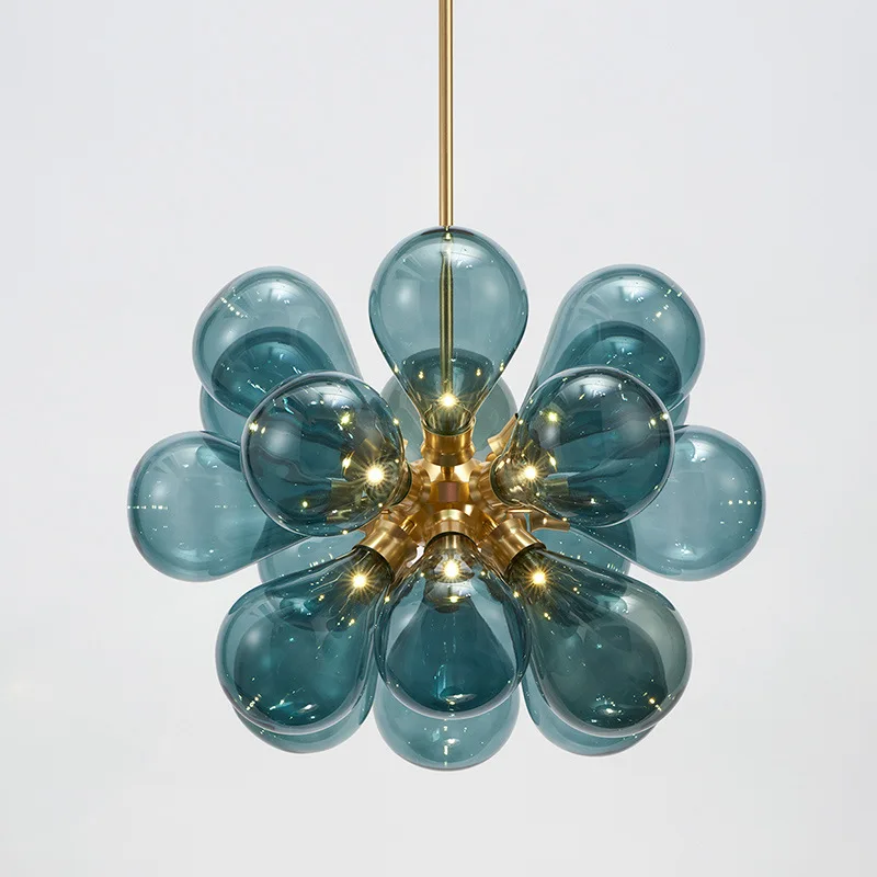 Modern Simple Creative Chandeliers Blue Purple White Glass Ball Chandeliers Living Room Bedroom Children's Room Chandeliers
Modern Simple Creative Chandeliers Blue Purple White Glass Ball Chandeliers Living Room Bedroom Children's Room Chandeliers