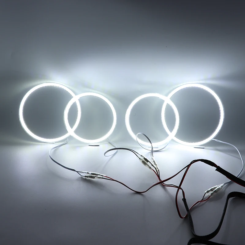 Ultra bright SMD white LED angel eyes halo ring kit daytime running light DRL For Ford Focus II Mk2 2004-2008 Car Styling
Ultra bright SMD white LED angel eyes halo ring kit daytime running light DRL For Ford Focus II Mk2 2004-2008 Car Styling