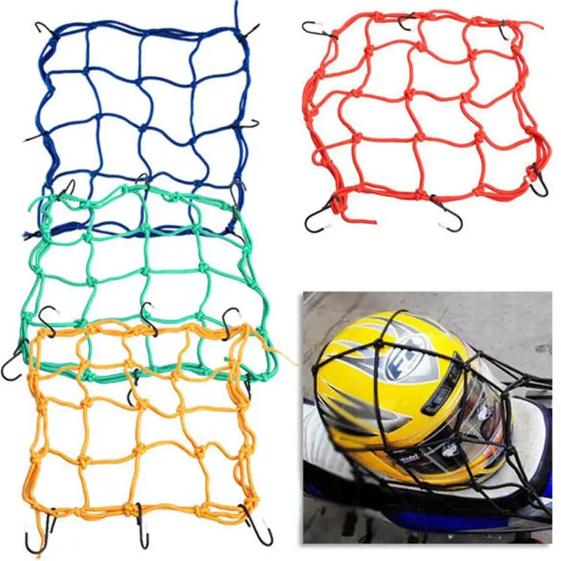 30*30cm Motorcycle Helmet Holder 6 Hooks Hold Down Mesh Net Bag Luggage Mesh Storage Carrier Bag Motorcycle Car styling
30*30cm Motorcycle Helmet Holder 6 Hooks Hold Down Mesh Net Bag Luggage Mesh Storage Carrier Bag Motorcycle Car styling