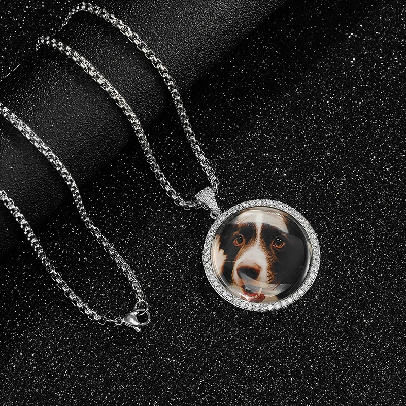 Custom Dog Tag Photo Pendant Necklaces Men Women Gold Silver Color For Love Dog Keepsake
Custom Dog Tag Photo Pendant Necklaces Men Women Gold Silver Color For Love Dog Keepsake