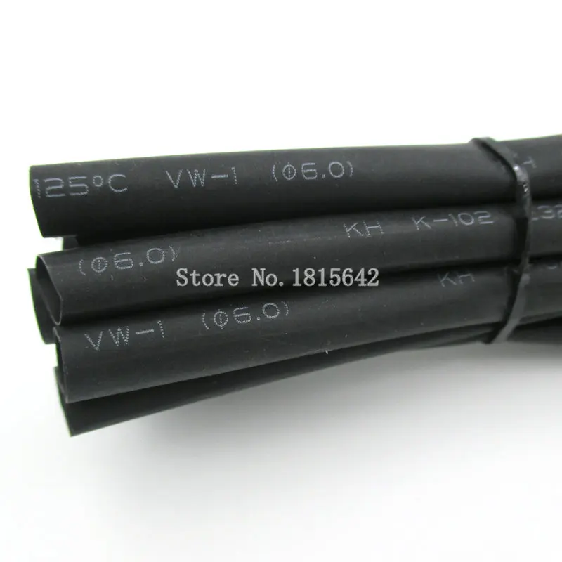 2 Meters/LOT Black 6mm Heat Shrink Heatshrink Heat Shrinkable Tubing Tube Sleeving Wrap Wire Black Color
2 Meters/LOT Black 6mm Heat Shrink Heatshrink Heat Shrinkable Tubing Tube Sleeving Wrap Wire Black Color