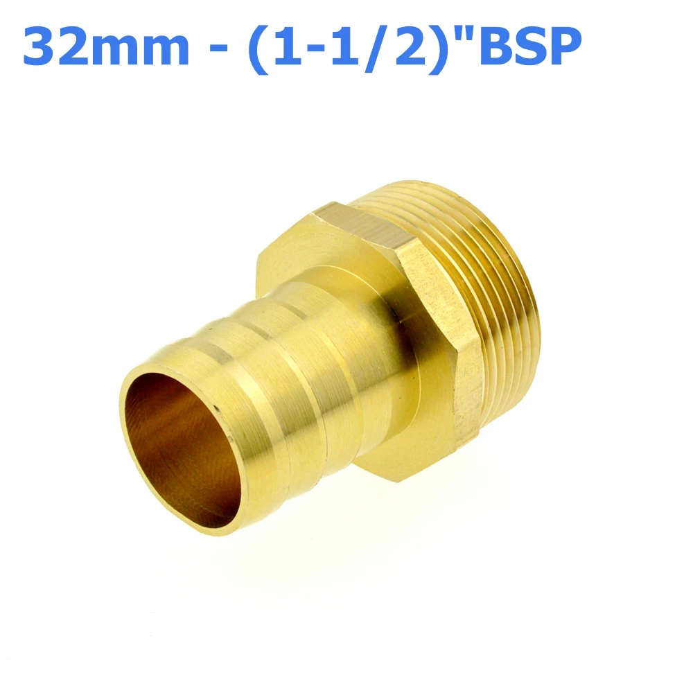 2 шт. 32 мм шланг хвостовик для 1-1/2 "BSP 47 мм OD наружная резьба прямой латунный соединитель соединение медная труба фитинг муфта
2 шт. 32 мм шланг хвостовик для 1-1/2 "BSP 47 мм OD наружная резьба прямой латунный соединитель соединение медная труба фитинг муфта