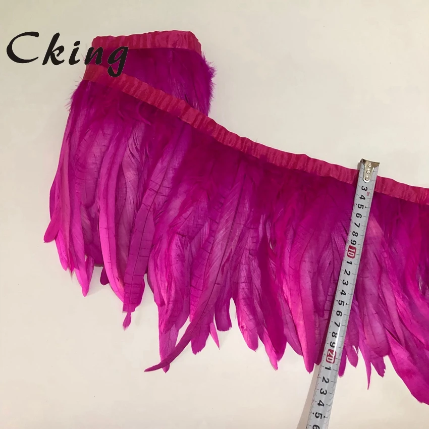 Real Rooster Tails 20-25cm hot pink Feathers Trimming/Ribbon For Crafts Dress Skirt Carnival Costumes Plumes wedding decorations
Real Rooster Tails 20-25cm hot pink Feathers Trimming/Ribbon For Crafts Dress Skirt Carnival Costumes Plumes wedding decorations