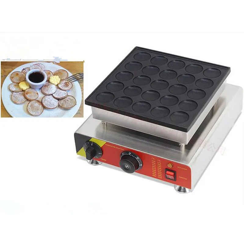 

110V/220V Commercial Electric 25pcs Non-stick Pancake Machine Waffle Maker EU/AU/UK/US Plug