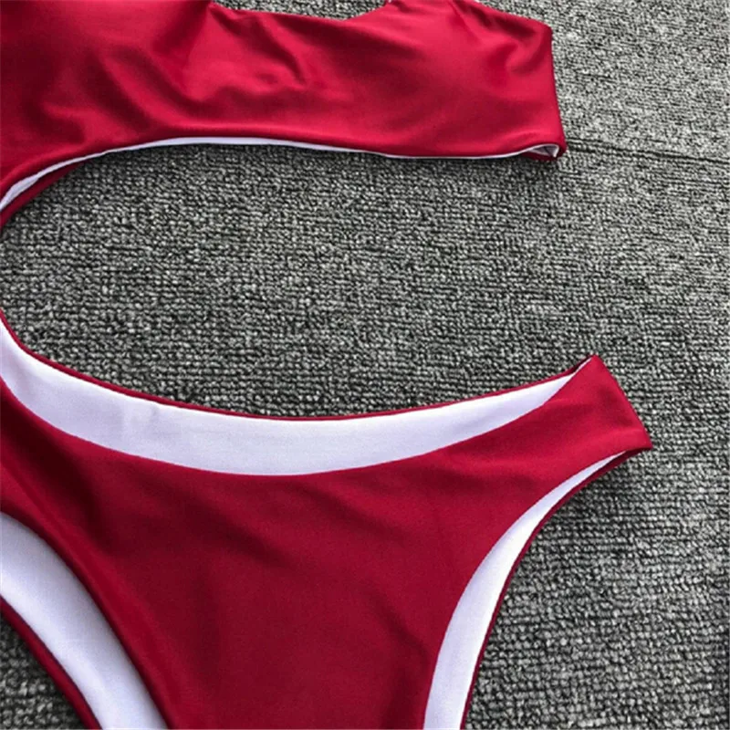 New Women One-Piece Swimsuit One-shoulder Beachwear Swimwear Push-up Monokini Bikini Sexy Ladies Solid Color Bathing Suit Hot
New Women One-Piece Swimsuit One-shoulder Beachwear Swimwear Push-up Monokini Bikini Sexy Ladies Solid Color Bathing Suit Hot