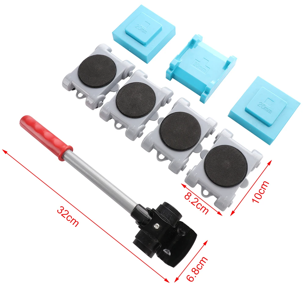 8Pcs/Set 360 degree Home Trolley Easy Furniture Lifter Mover Tool Set Moving Sliders 8 Packs Tool Set Heavy Systm Hand Tools
8Pcs/Set 360 degree Home Trolley Easy Furniture Lifter Mover Tool Set Moving Sliders 8 Packs Tool Set Heavy Systm Hand Tools
