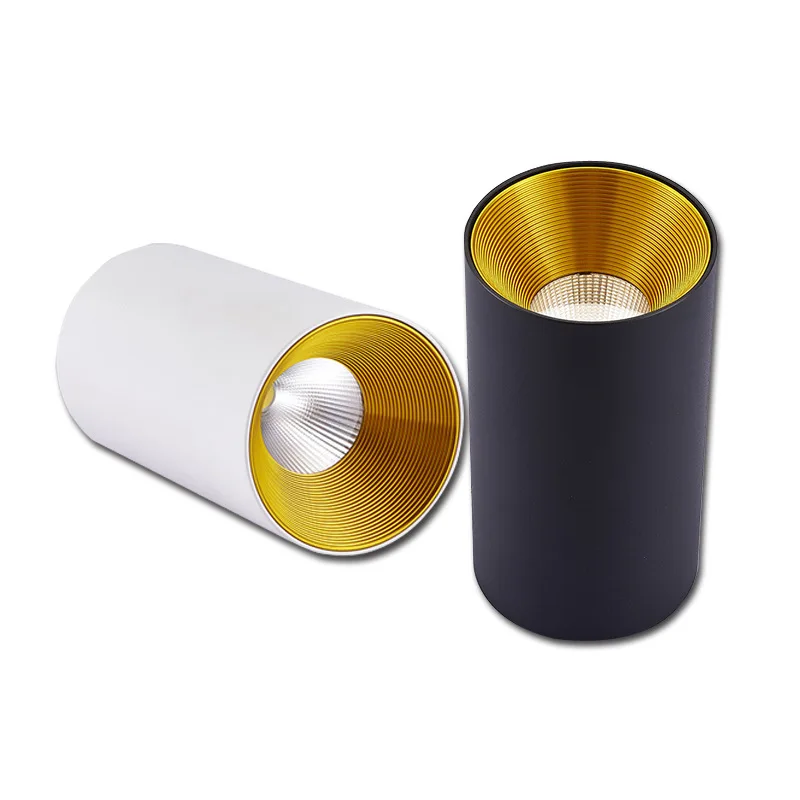 Round Surface Mounted Cylindrical LED COB Downlight Gold Reflector 7W 10W 15W LED Ceiling Bulbs Lamp Spot Light LED Downlight
Round Surface Mounted Cylindrical LED COB Downlight Gold Reflector 7W 10W 15W LED Ceiling Bulbs Lamp Spot Light LED Downlight