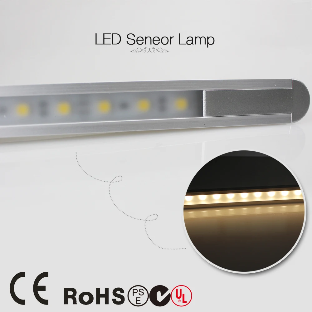 PIR Motion infrared Sensor light kitchen led under Cabinet light led bar Light smd 5050 50cm DC 12V 5.5W
PIR Motion infrared Sensor light kitchen led under Cabinet light led bar Light smd 5050 50cm DC 12V 5.5W