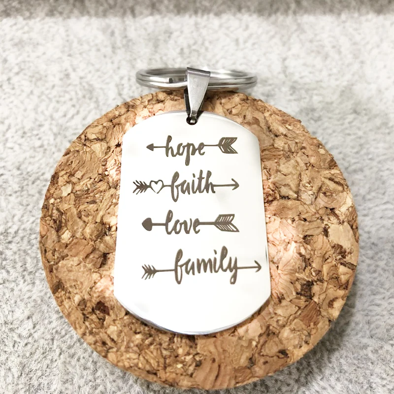 Модные креативные автомобильные брелоки с гравировкой Love Hope Faith Семейные Брелоки для ключей подарок для друзей Высокое качество ювелирные ...
Модные креативные автомобильные брелоки с гравировкой Love Hope Faith Семейные Брелоки для ключей подарок для друзей Высокое качество ювелирные ...