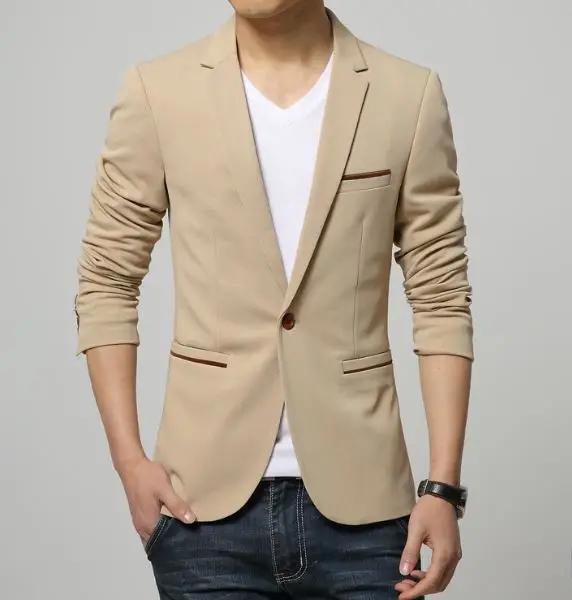Mens Korean slim fit fashion cotton blazer Brand black blue Blazer Men Casual Suit Jacket Fit Wedding dress Men Suit Men 6XL
Mens Korean slim fit fashion cotton blazer Brand black blue Blazer Men Casual Suit Jacket Fit Wedding dress Men Suit Men 6XL