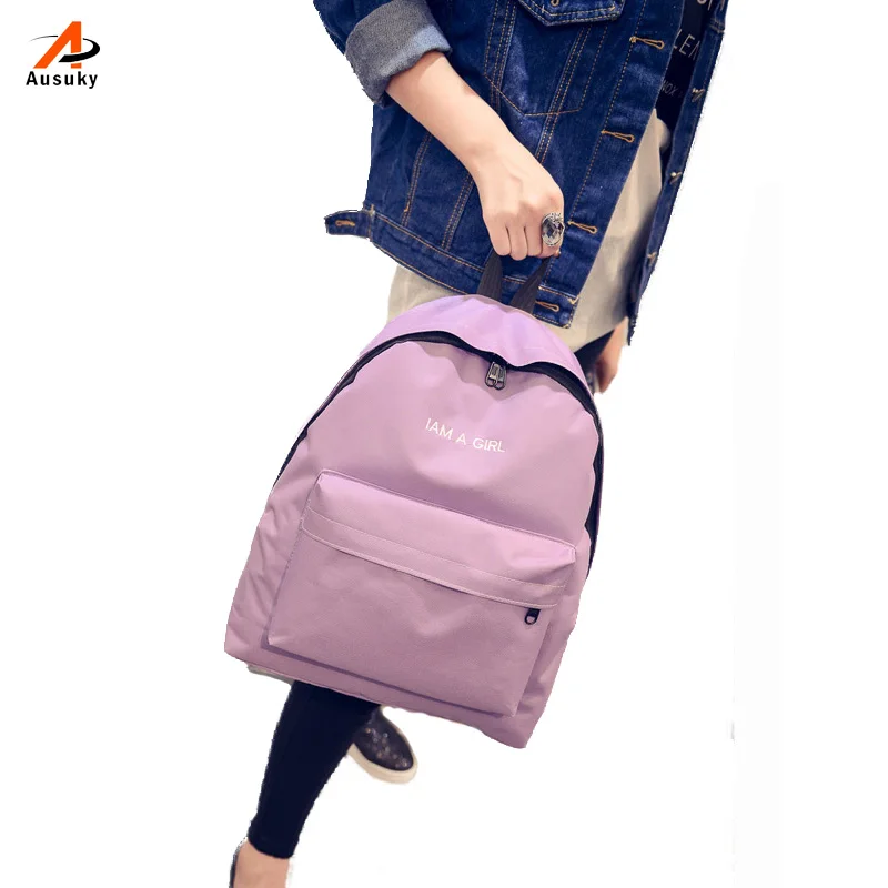 Ausuky Brand Simple Korean Style Pure Candy Color Canvas Women Backpack College Student School Book Bag Leisure Backpack 15
Ausuky Brand Simple Korean Style Pure Candy Color Canvas Women Backpack College Student School Book Bag Leisure Backpack 15