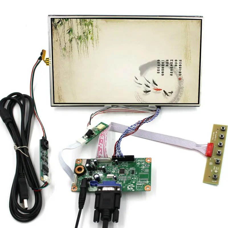 VGA LCD Controller Board + 10.1inch B101XAN01.2 1366x768 AHVA LCD Screen with touch panel
VGA LCD Controller Board + 10.1inch B101XAN01.2 1366x768 AHVA LCD Screen with touch panel