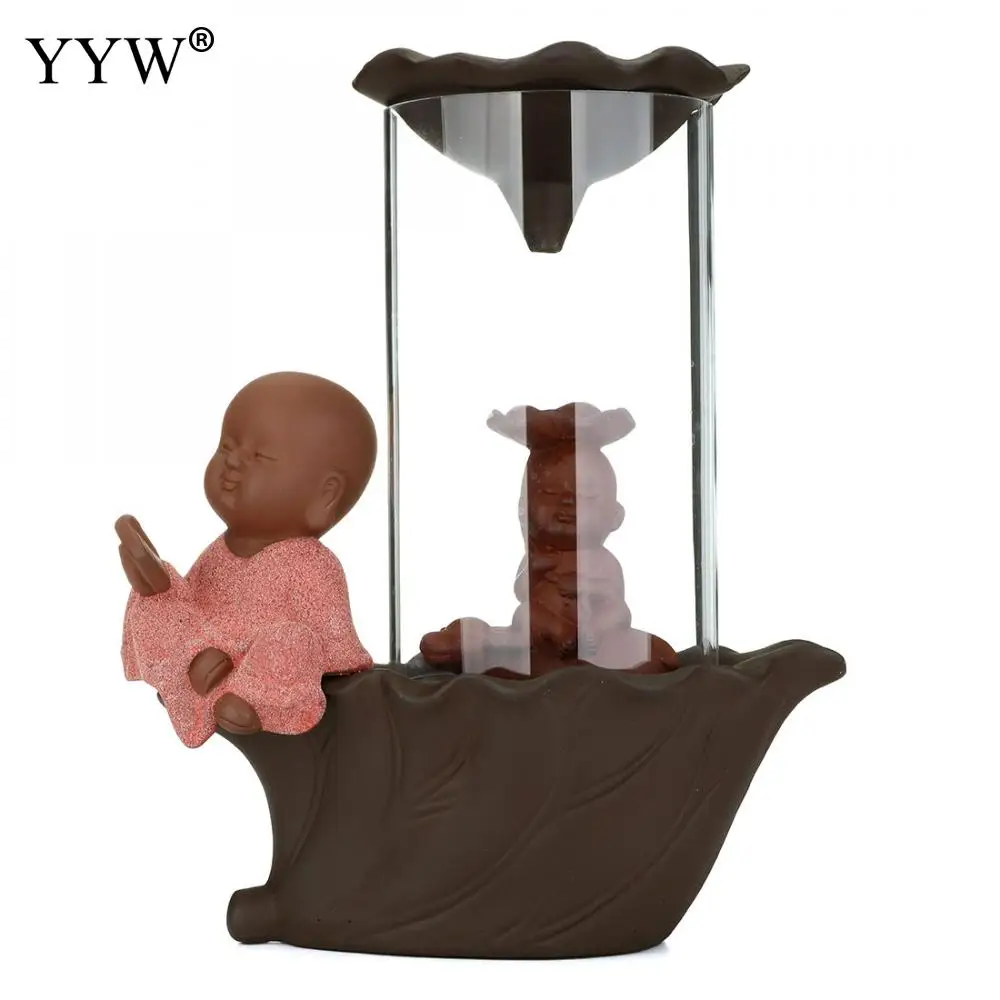 Incense Burner Holder Backflow Cones Incense Holder Incense Aroma Burner Smoke Waterfall Censer Cute Monk Creative Home Decor
Incense Burner Holder Backflow Cones Incense Holder Incense Aroma Burner Smoke Waterfall Censer Cute Monk Creative Home Decor