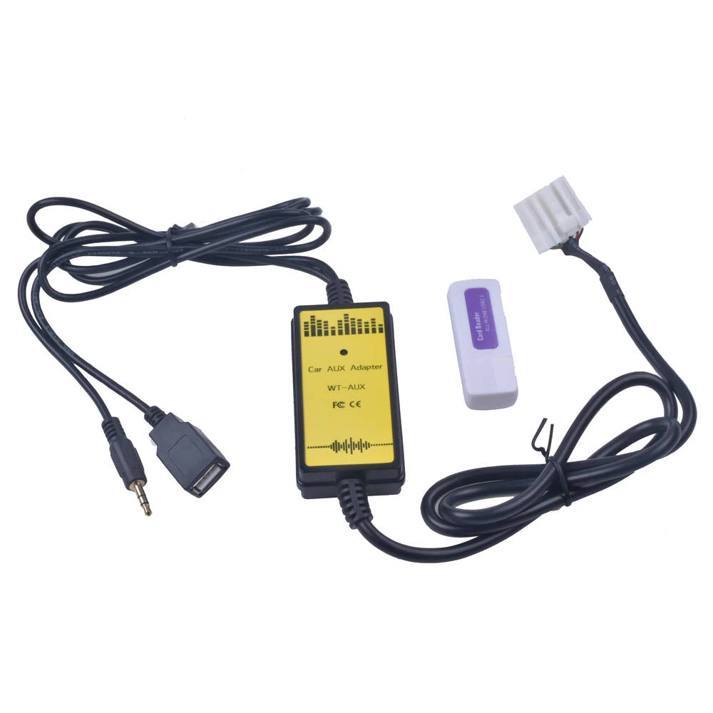 Автомобильный USB адаптер MP3 аудио интерфейс SD AUX CD для Mazda 5 6 Tribute Premacy 323 MPV серии