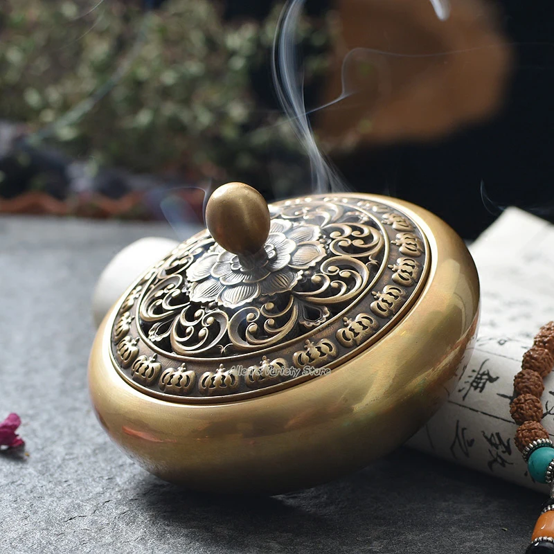 Archaic aesthetic furnace Metal Brass Copper Coils incense Zinc Alloy Censer Thurible burner Coil Incense burner Incensory
Archaic aesthetic furnace Metal Brass Copper Coils incense Zinc Alloy Censer Thurible burner Coil Incense burner Incensory