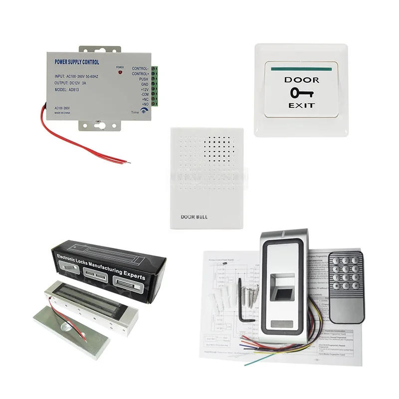 Direct Factory Full Access Control Kits Standalone Metal Case Door lock Biometric Fingerprint Access Control system
Direct Factory Full Access Control Kits Standalone Metal Case Door lock Biometric Fingerprint Access Control system