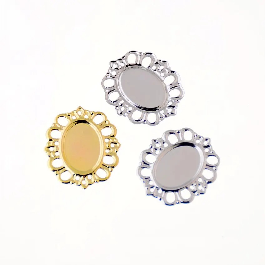 Free shipping Retail 10Pcs Filigree Oval Cabochon Setting Wraps Connectors Decoration Metal DIY Embellishments 30x26mm
Free shipping Retail 10Pcs Filigree Oval Cabochon Setting Wraps Connectors Decoration Metal DIY Embellishments 30x26mm