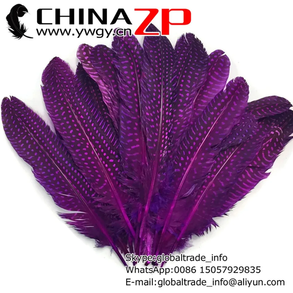 CHINAZP Factory www.ywgy.cn 200pcs/lot 15~20cm Length Hot Sale Polka Dot Dyed Purple Guinea Fowl Quill Feathers
CHINAZP Factory www.ywgy.cn 200pcs/lot 15~20cm Length Hot Sale Polka Dot Dyed Purple Guinea Fowl Quill Feathers