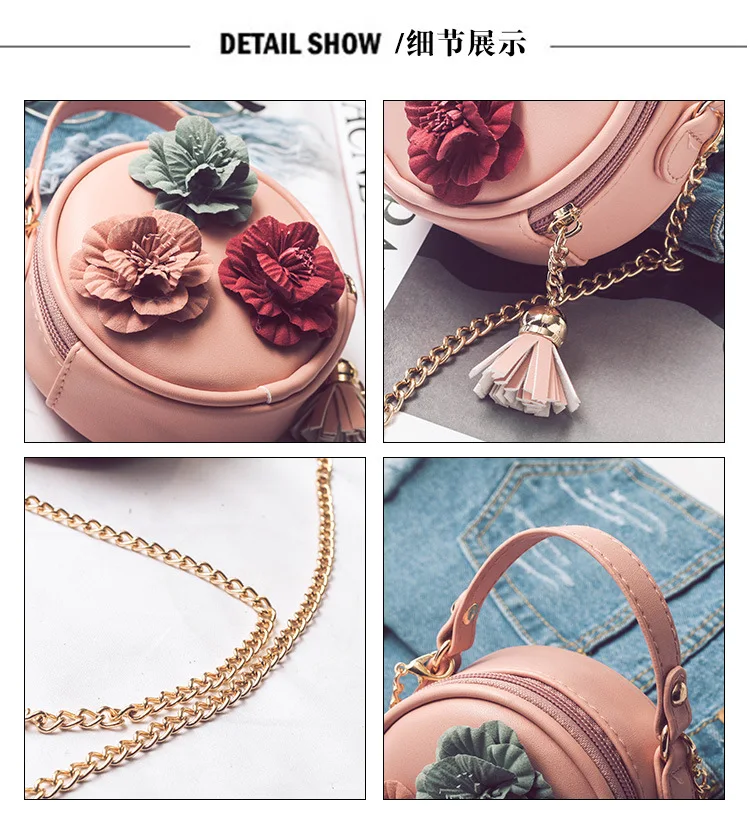 2021 New Children's Coin Purse Cute Flower Tassel Chain Zipper Small Messenger Bag Lovely Girls Mini Round Bag Princess Handbags
2021 New Children's Coin Purse Cute Flower Tassel Chain Zipper Small Messenger Bag Lovely Girls Mini Round Bag Princess Handbags