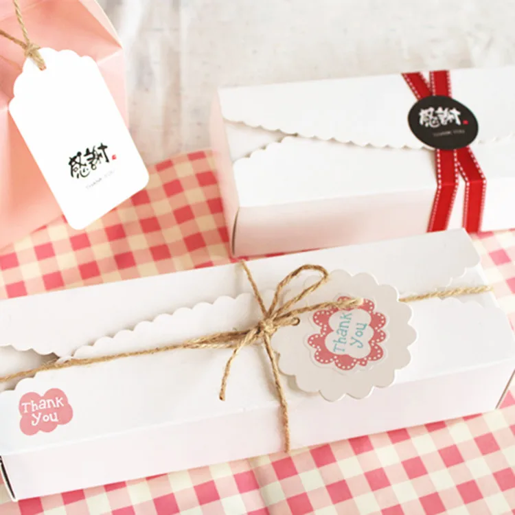 

20 шт. белая картонная подарочная коробка для макарон, печенья для выпечки, пирожных, кексов, шоколадных коробок, рождественская Свадьба 21,5*7 ...
