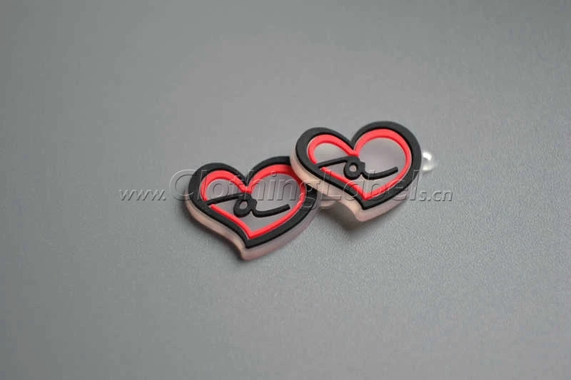 Custom heart shape silicone label, silicone label tag, plastic rubber label tag
Custom heart shape silicone label, silicone label tag, plastic rubber label tag