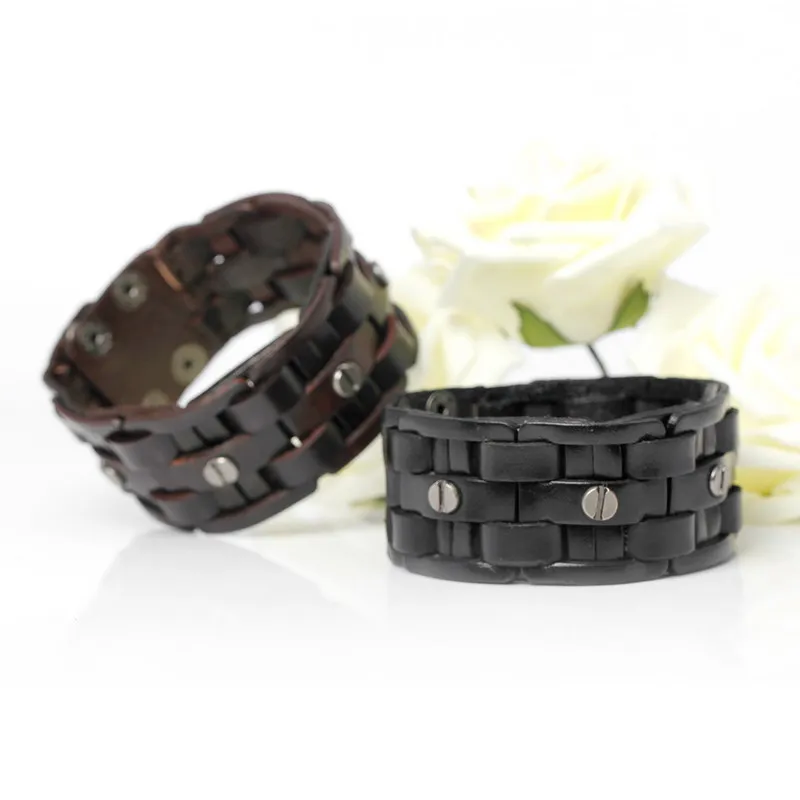 2019 New Fashion Hand-woven Bandage Charm Men's Bracelets Popular Simple Mosaic Wrap Black Leather Bracelets.
2019 New Fashion Hand-woven Bandage Charm Men's Bracelets Popular Simple Mosaic Wrap Black Leather Bracelets.